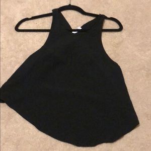 Backless black top